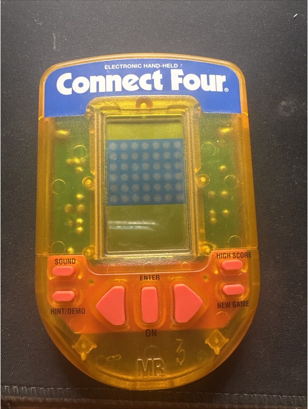 Connect Four 4 Electronic Handheld Game TESTED WORKS